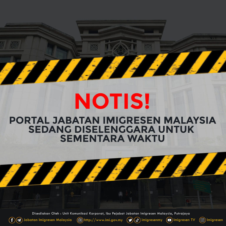 Laman sesawang Jabatan Imigresen digodam