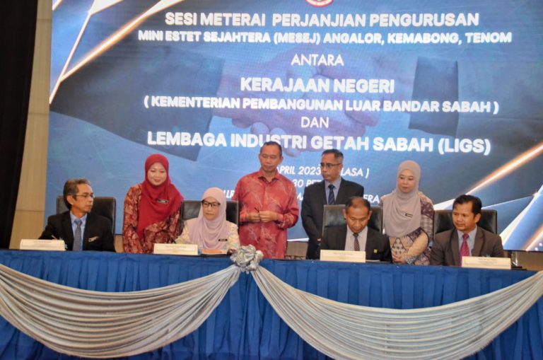 KPLB Sabah, LIGS meterai perjanjian pengurusan MESEJ Angalor