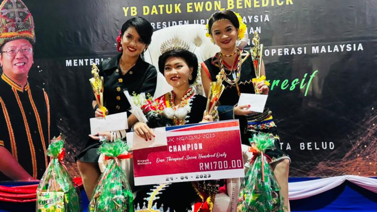 Nessly Januil dinobatkan juara Unduk Ngadau Kaamatan UPKO Kota Belud 2023