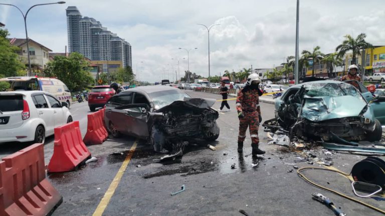 Kemalangan jalan raya berasingan: Tiga maut, satu cedera parah