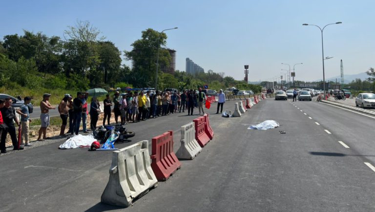 Nenek maut  selamatkan cucu dari dilanggar motosikal