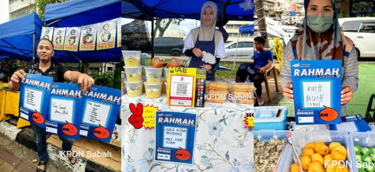Tiga lokasi Bazar Ramadan Rahmah disediakan di Sabah