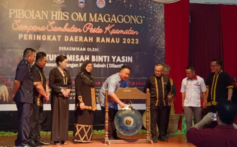 Kumpulan Tabut (SK Bundu Tuhan) juara Paluan Gong, Pesta Kaamatan Peringkat Daerah Ranau