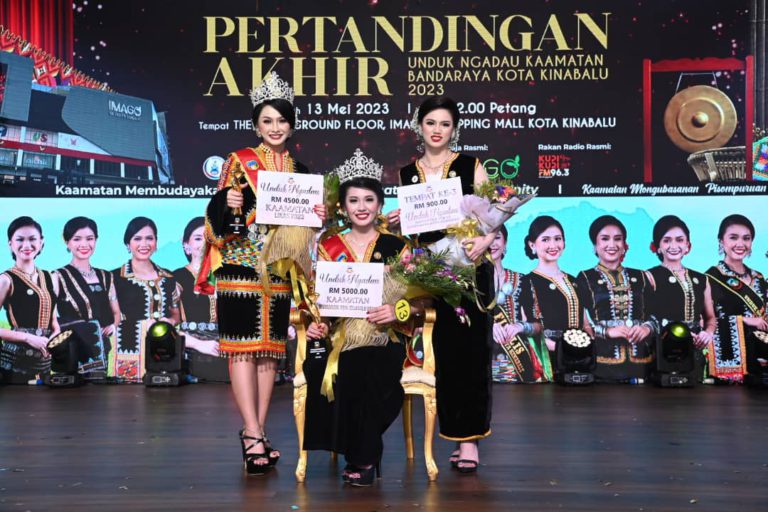 Donna Deidre dinobatkan Unduk Ngadau Kaamatan Bandaraya Kota Kinabalu