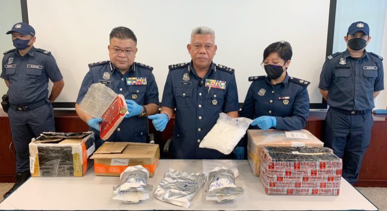 Kastam Sabah berjaya rampas keseluruhan 32.26 kg dadah bernilai RM1.244 juta
