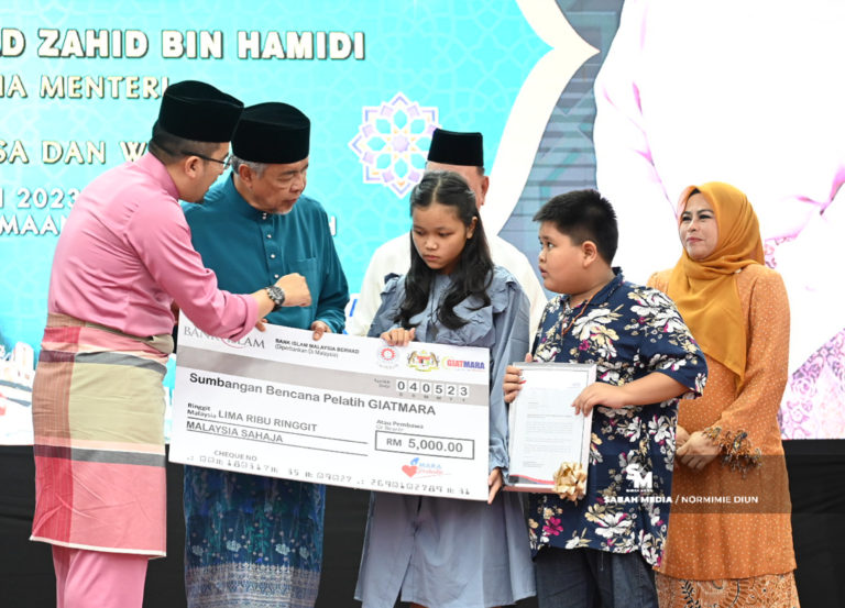 MARA sumbang sebuah rumah baharu untuk mangsa kebakaran pelatih GIATMARA Beaufort