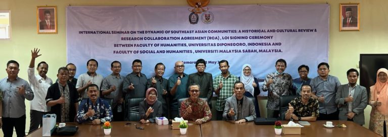 UMS, UNDIP meterai kerjasama penyelidikan masyarakat maritim asia tenggara