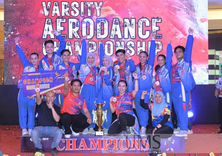 UMS berjaya menjuarai kejohanan ‘Varsity Aerodance Championship 2023’