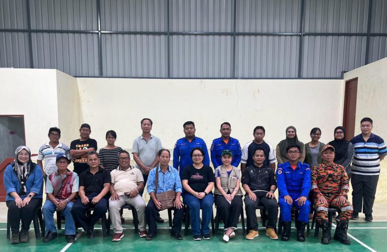 NDRC UMS, JBPM dan APM lawat tapak persediaan latihan kecemasan bencana alam