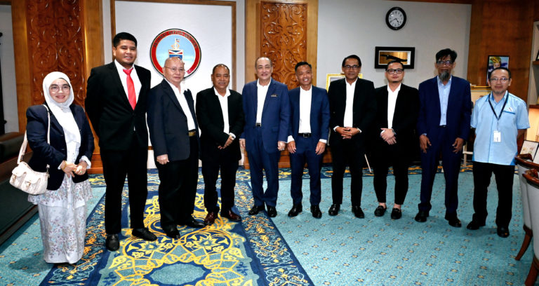 Hajiji terima kunjungan hormat deligasi MPN PKR Sabah