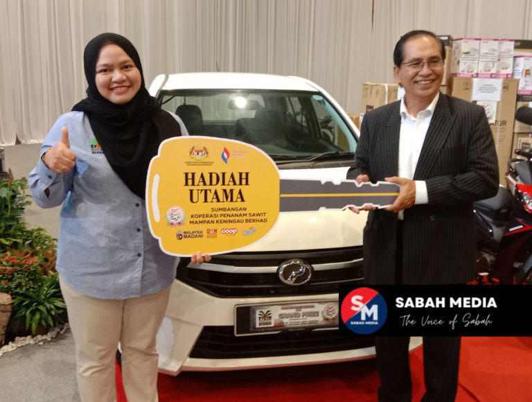 Faiezah menang cabutan tiket bertuah Perodua Axia