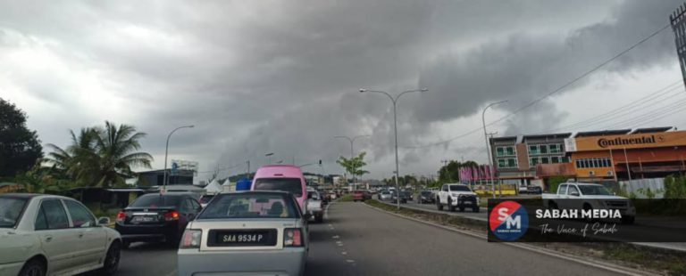 Hujan lebat landa Sabah pagi ini