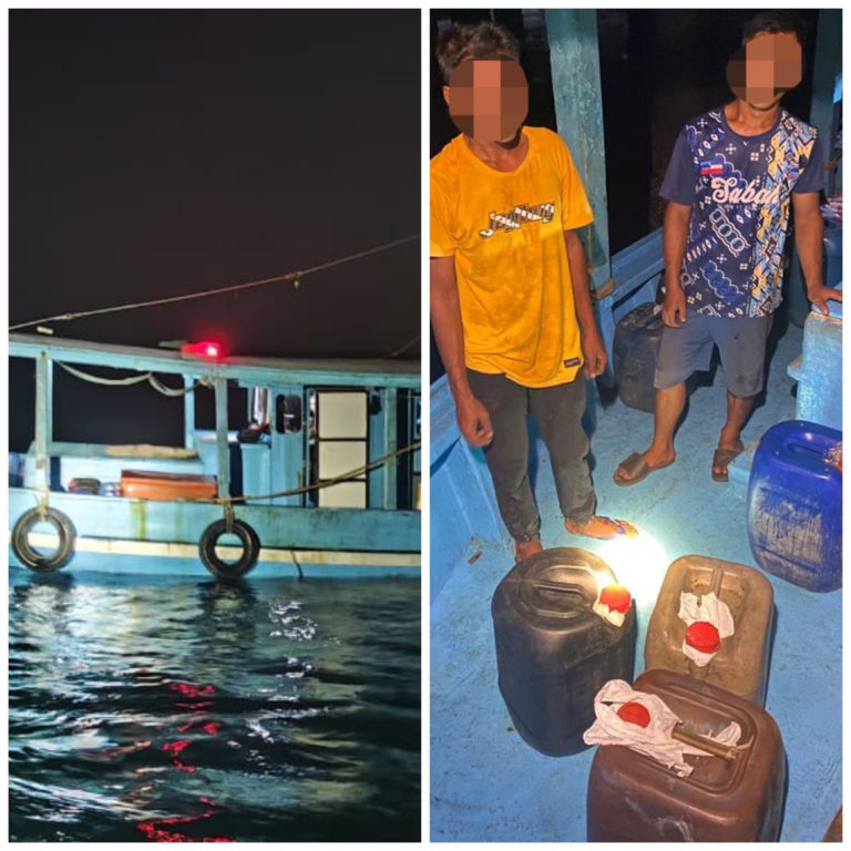 Maritim Malaysia tahan dua warga Filipina bersama bot tunda