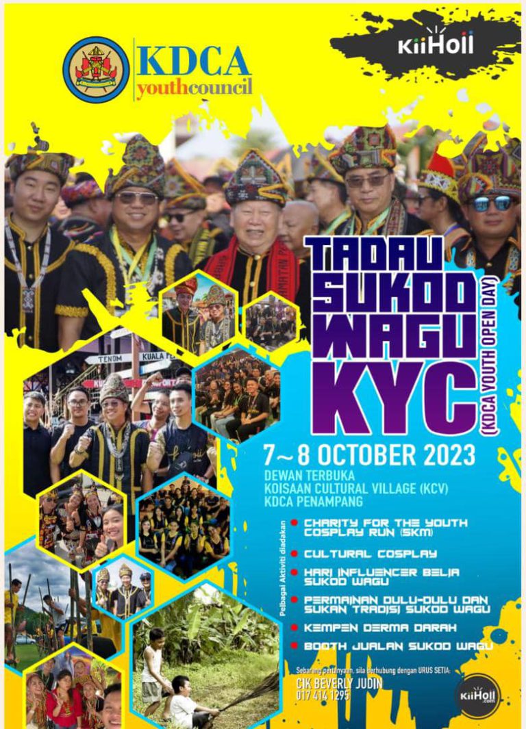 Golongan muda dipelawa sertai Tadau Sukod Wagu KYC 7 Oktober depan