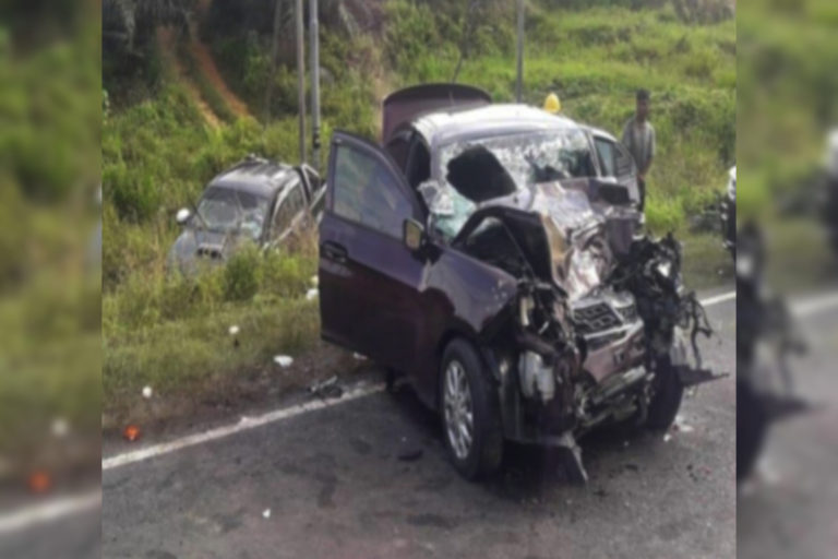 Kanak-kanak lelaki dan bayi maut dalam kemalangan jalan raya di Semporna