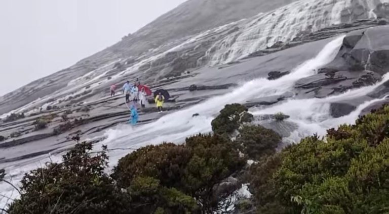 Laluan ke puncak Gunung Kinabalu ditutup jika berlaku hujan lebat