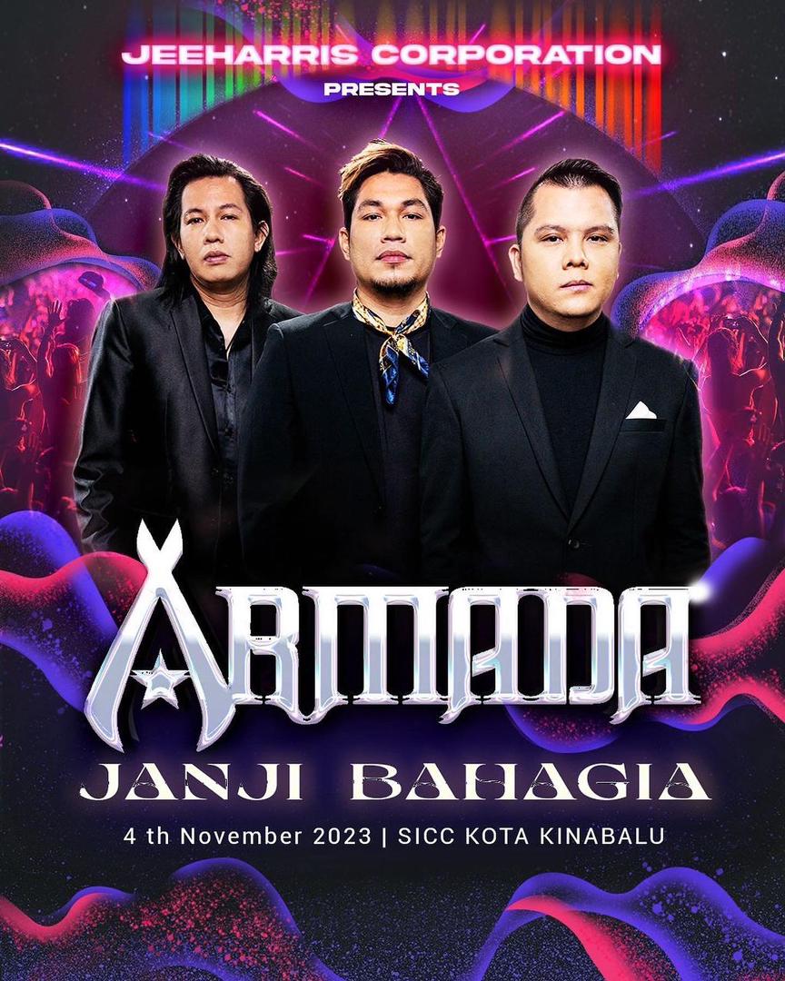 Konsert Armada Band Janji Bahagia live di Kota Kinabalu 4 Nov