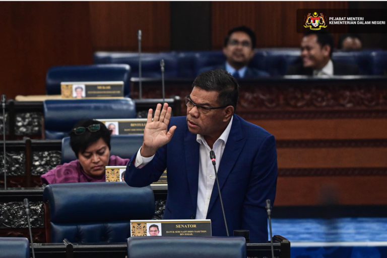 Larangan Naikkan Sepanduk, Laung Takbir Bukan Pendirian Kerajaan – Saifuddin