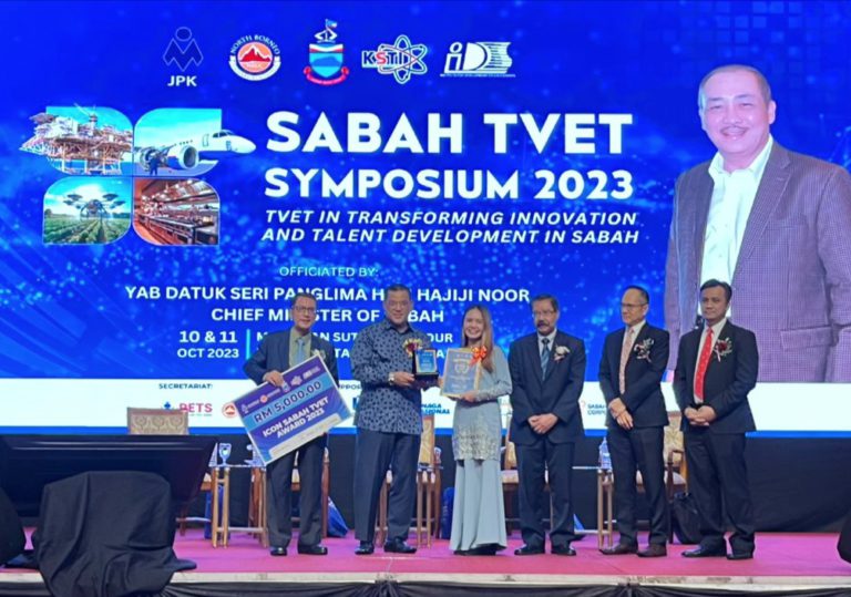 Alesyah Asa terima Anugerah Ikon TVET Sabah 2023