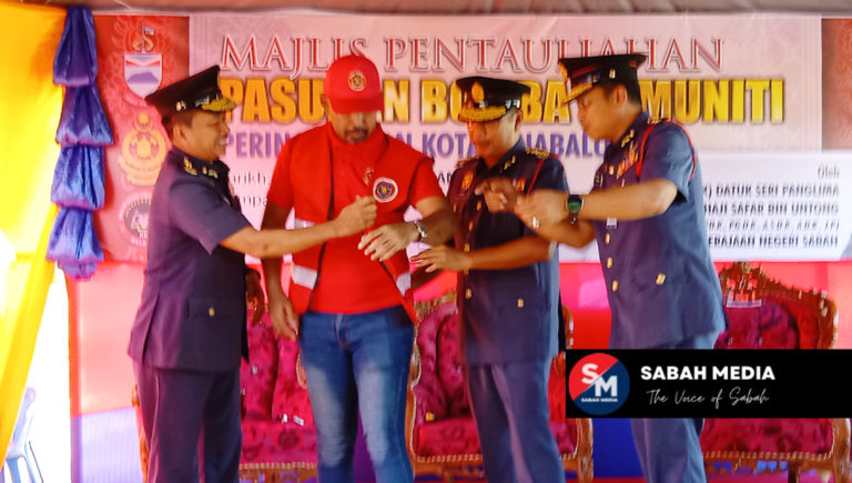 Jabatan Bomba Sabah tubuh Pasukan Bomba Komuniti pertama perkampungan atas air di Kg Tanjung Aru, KK