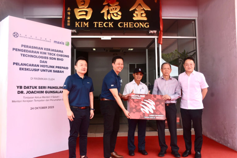 KTC dilantik sebagai pengedar Hotlink Maxis di Sabah dan Labuan