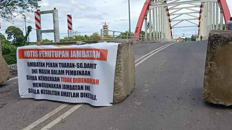 Jambatan Pekan Tuaran – Sungai Damit tidak selamat, bakal diroboh dan dibina semula