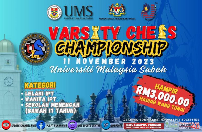 31 pasukan IPT, sekolah menengah sertai ‘Varsity Chess Championship’ esok
