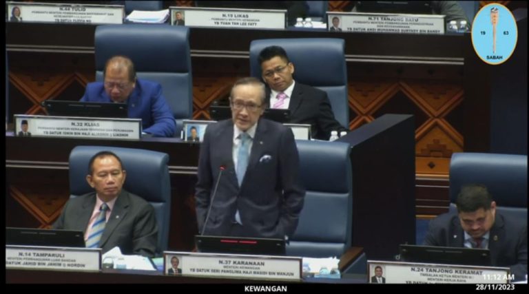 DUN Sabah : Beberapa Peruntukan Kerajaan Persekutuan tidak dapat dimasukkan dalam tabung amanah