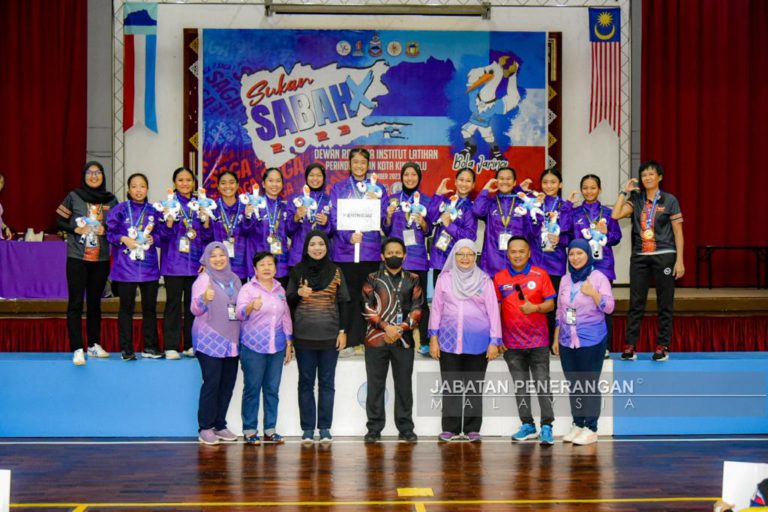 SAGA X : Keningau cipta hatrik raih emas acara Bola Jaring