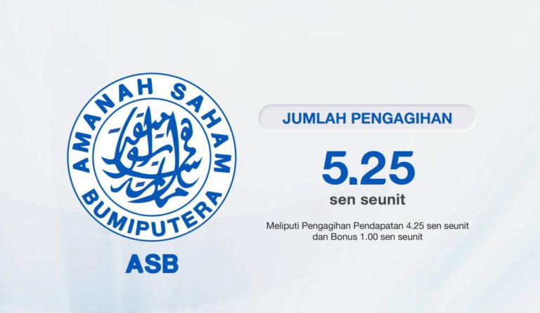 ASB umum dividen 5.25 sen seunit