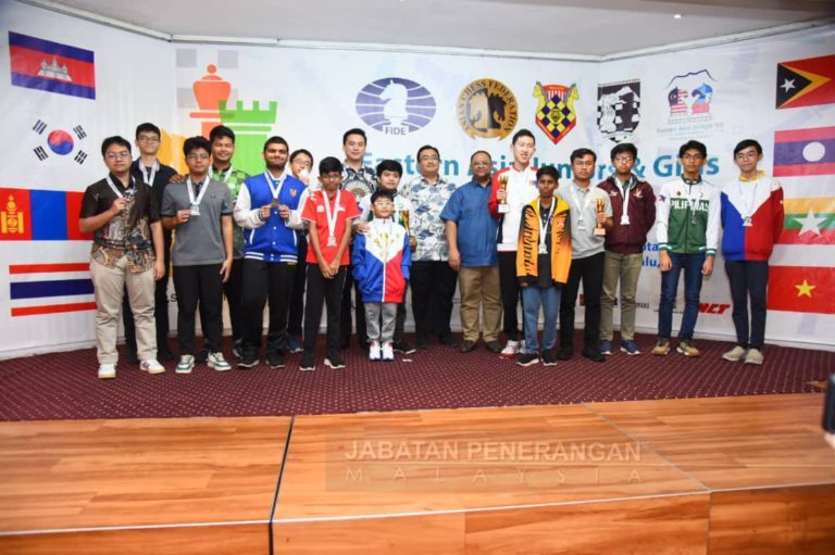 Daniel, Diajeng ungguli Eastern Asia Juniors, Girls Chess Championship 2023