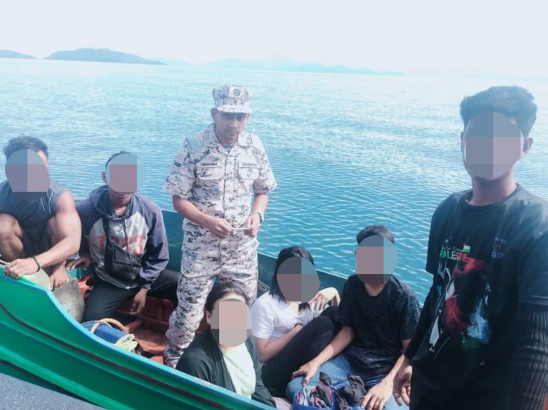 Maritim Malaysia tahan lima individu tidak miliki dokumen pengenalan diri