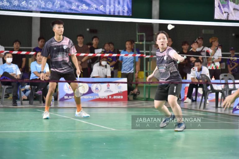 SAGA X : KK, Tuaran rangkul dua emas acara Badminton