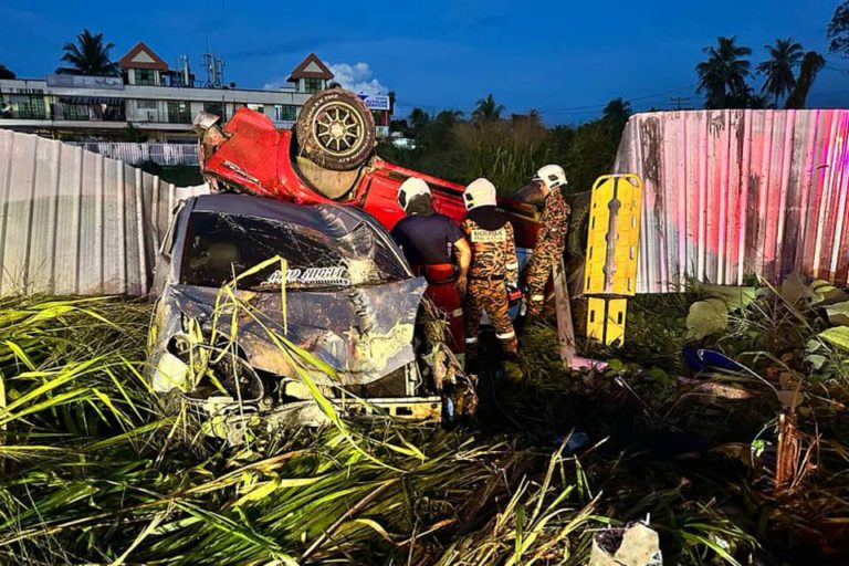 Lelaki warga asing maut, pacuan empat roda dipandu terlibat dalam kemalangan di Putatan