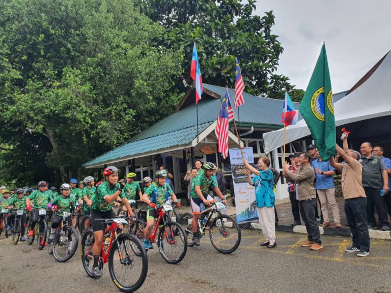 80 sertai Jelajah Berbasikal Kinabalu UNESCO Global Geopark
