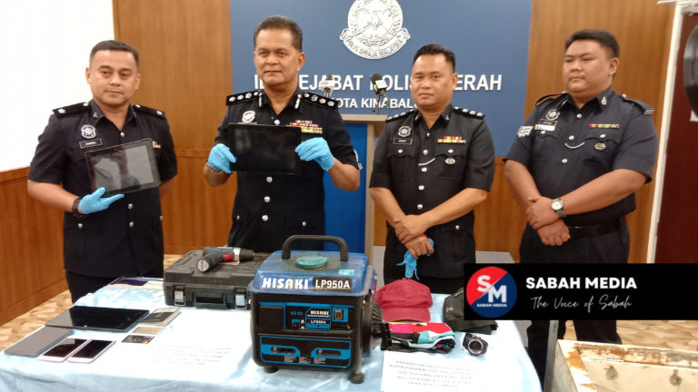 Polis tangkap suspek terlibat lebih 30 kes pecah rumah sekitar KK