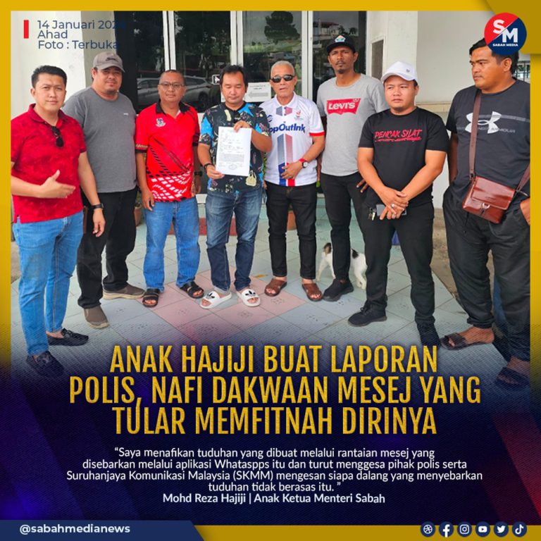 Anak Hajiji Buat Laporan Polis, Nafi Dakwaan Mesej Tular Memfitnah Dirinya