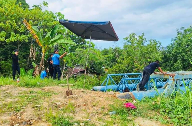 Kabel ‘hidup’ sengaja dipasang bersama sambungan paip haram