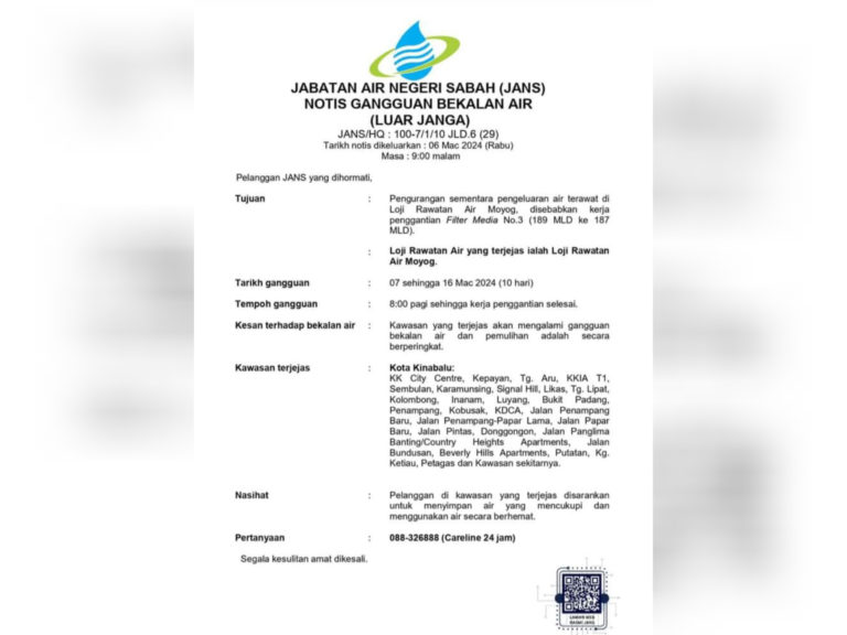 Shahelmey minta JANS tarik balik notis ’10 hari gangguan bekalan air’