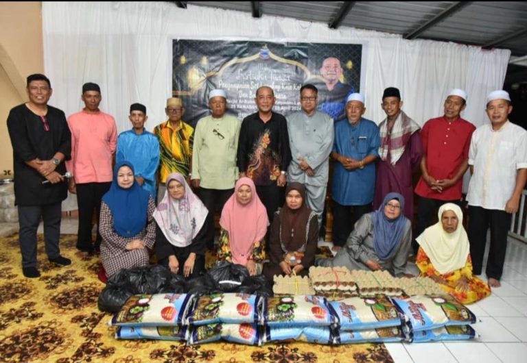 170 KIR di Kg Salimpodon Laut disantuni sempena Aidilfitri