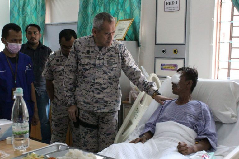Anggota Maritim Malaysia cedera ditembak disahkan buta mata kiri