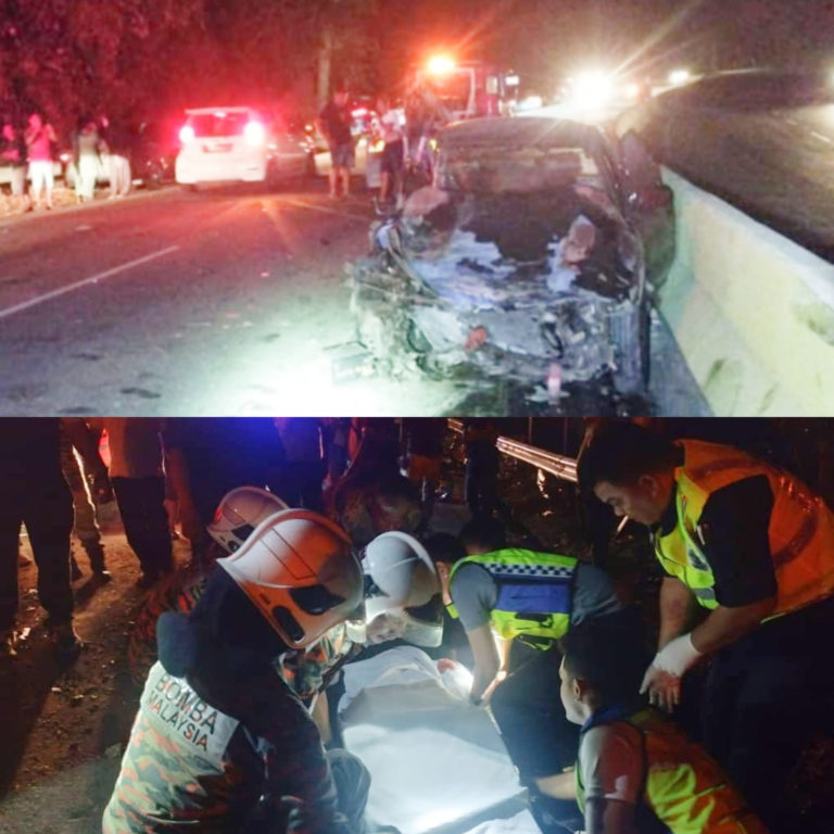 Dua maut terlibat nahas jalan raya di Kota Belud