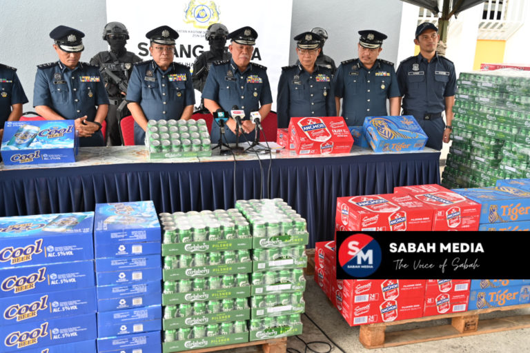 Cubaan seludup minuman keras bernilai RM450,000, duti, cukai lebih RM1.9 juta tumpas