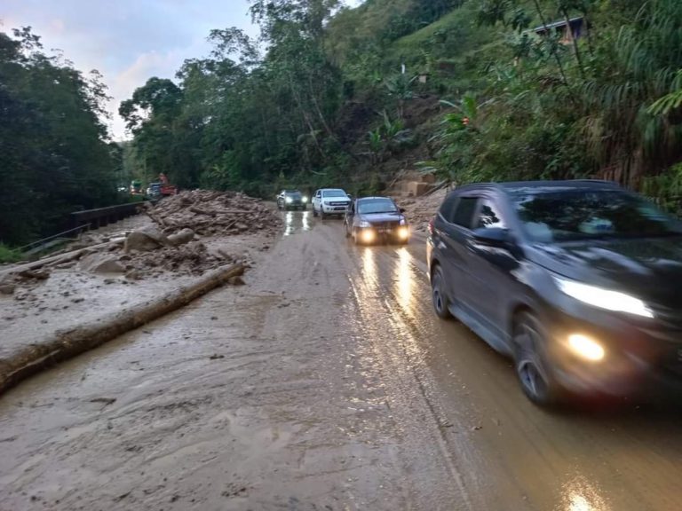 Satu lorong dibuka untuk laluan sementara Penampang – Keningau