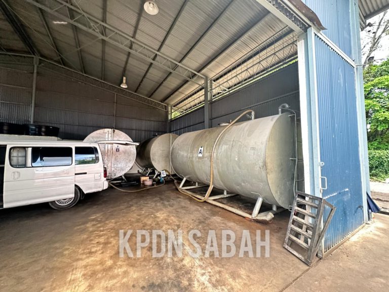 KPDN Sabah rampas 7,380 liter minyak diesel