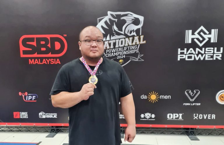 Nelson Chui pecah rekod kebangsaan di SBD X Hansu National Powerlifting Championship 2024