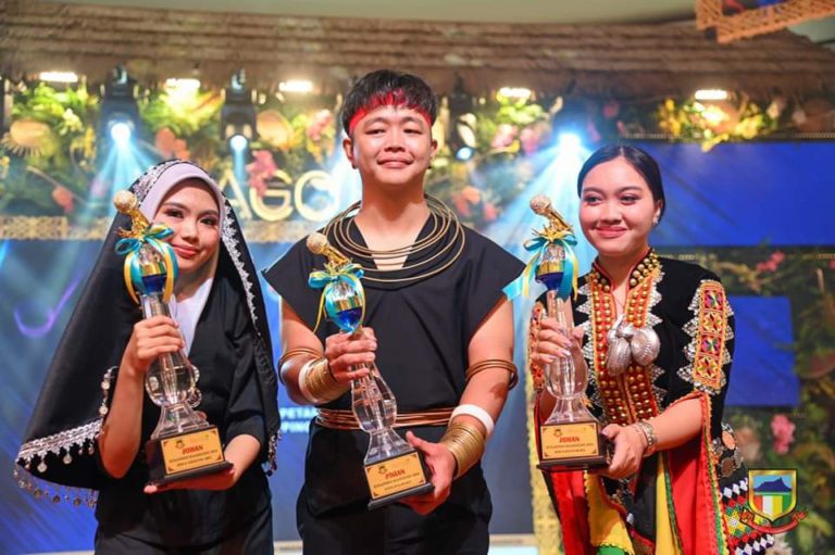 Charles, Jessie dan Ain juara Sugandoi Kaamatan Bandaraya KK