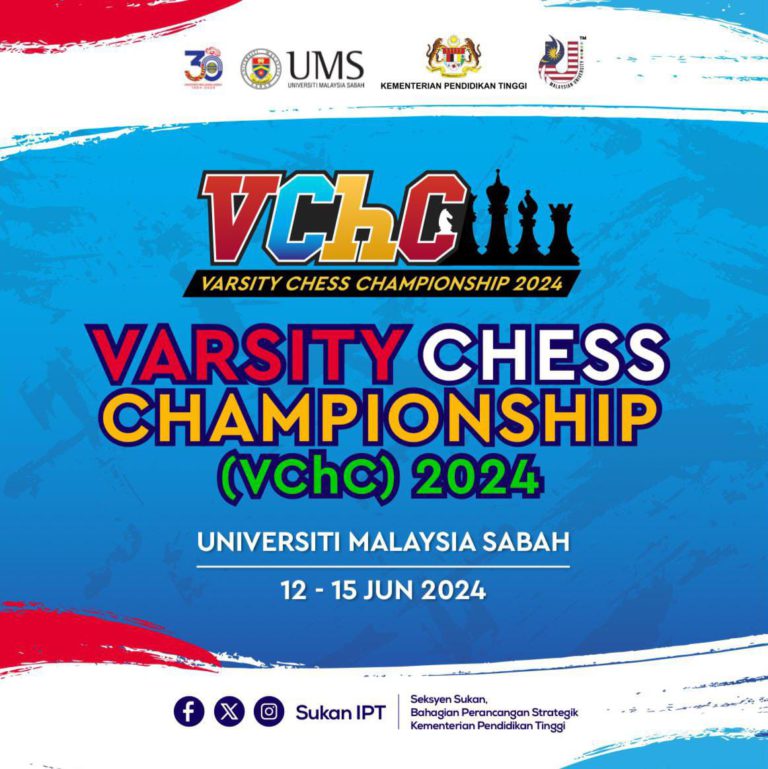 Kejohanan ‘Varsity Chess Championship’ 12 Jun ini