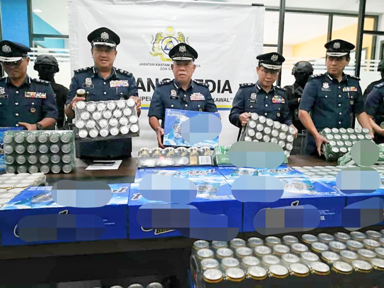 Cubaan seludup minuman keras berjumlah lebih RM2.2 juta tumpas