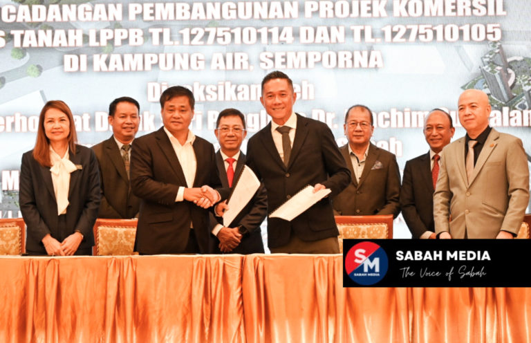 LPPB, Cepat Hebat Sdn Bhd meterai Perjanjian Usahasama Cadangan Pembangunan Kg Air, Semporna